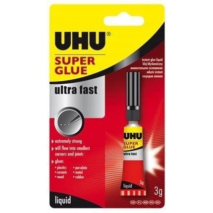Klej UHU SUPER GLUE JUMBO 3g (36320) Klej UHU SUPER GLUE JUMBO 3g (36320)