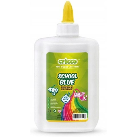 Klej w płynie do prac plastycznych 480g. CRICCO CR930 LU Klej w płynie do prac plastycznych 480g. CRICCO CR930 LU