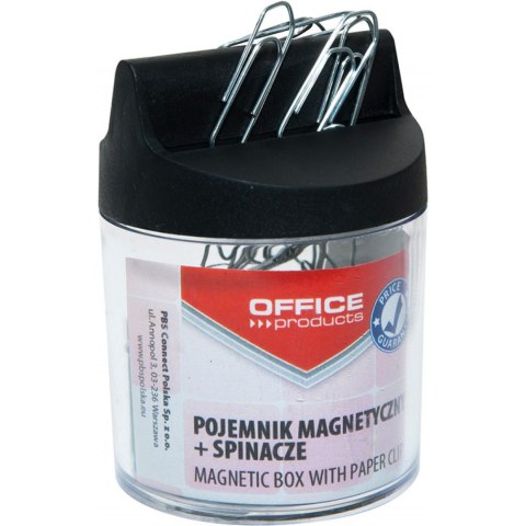 Spinacze okrągłe 26mm w pudełku magnetycznym (100szt.) OFFICE PRODUCTS 1884421-99 Spinacze okrągłe 26mm w pudełku magnetycznym (100szt.) OFFICE PRODUCTS 1884421-99