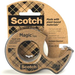 Taśma biurowa EKO SCOTCH MAGIC 19mmx20m Greener Choice na podajniku 3M-70005280956