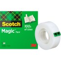 Taśma biurowa SCOTCH MAGIC 810 matowa 19x10m w pudełku 3M-UU003122981