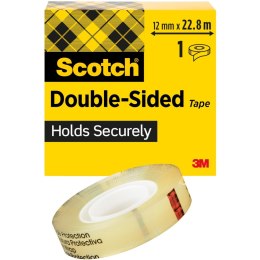Taśma klejąca 665 dwustronnie klejąca, w pudełku, 12,7mm x 22,8m SCOTCH 70007027314 3M