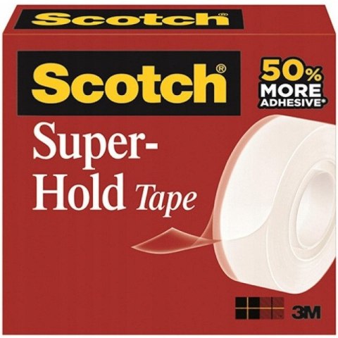 Taśma klejąca Super-Hold super mocna 19mmx25,4m SCOTCH 3M-70007044236 Taśma klejąca Super-Hold super mocna 19mmx25,4m SCOTCH 3M-70007044236