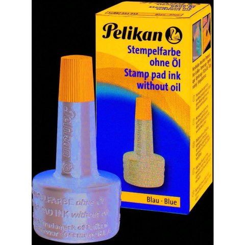 Tusz do stempli 28ml niebieski PELIKAN 400142581 Tusz do stempli 28ml niebieski PELIKAN 400142581