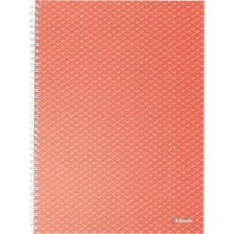 Kołonotatnik Colour`Breeze A4 w kratkę koralowy 628478 ESSELTE