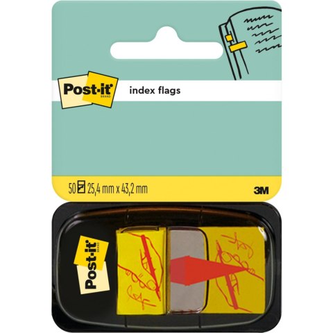 Zakładki indeksujące POST-IT 25x43mm RĘKA+OŁÓWEK 680-31 50sztuk 3M Zakładki indeksujące POST-IT 25x43mm RĘKA+OŁÓWEK 680-31 50sztuk 3M