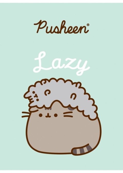 Zeszyt szkolny A4 32 kartki w kratkę laminowany PUSHEEN ST.MAJEWSKI Zeszyt szkolny A4 32 kartki w kratkę laminowany PUSHEEN ST.MAJEWSKI