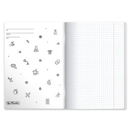 Zeszyt szkolny przedmiotowy A5 60 kartek w kratkę 70g BIOLOGIA 9577404 HERLITZ