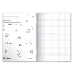 Zeszyt szkolny przedmiotowy A5 60 kartek w kratkę 70g INFORMATYKA 9577370 HERLITZ