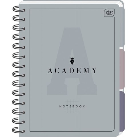 Kołozeszyt B5 100k kratka 90g przekł PP ACADEMY Kołozeszyt B5 100k kratka 90g przekł PP ACADEMY