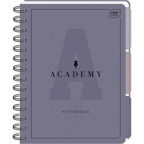Kołozeszyt B5 100k kratka 90g przekł PP ACADEMY Kołozeszyt B5 100k kratka 90g przekł PP ACADEMY