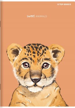 Zeszyt A5 60k kratka margines 70g ANIMAL 400169464 TOP 2000