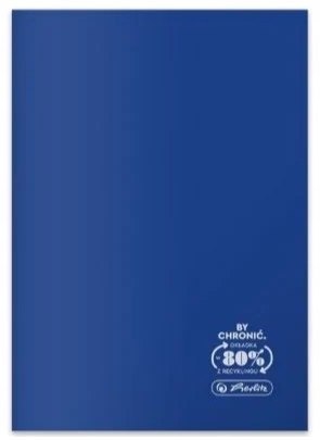 Zeszyt szkolny A5 60 kartek w kratkę 70g ECO PP Colors 9552308 HERLITZ Zeszyt szkolny A5 60 kartek w kratkę 70g ECO PP Colors 9552308 HERLITZ