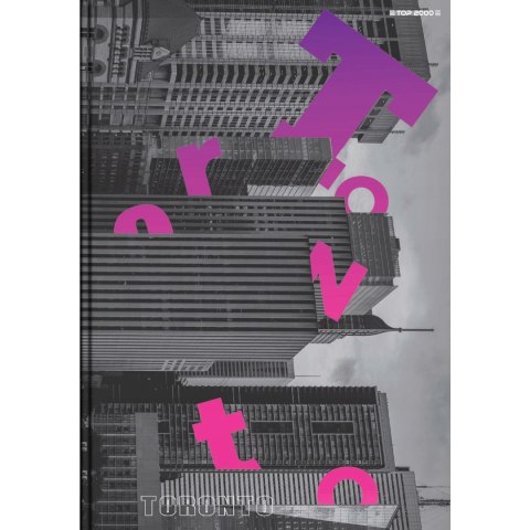 Zeszyt szkolny z twardą okładką A4 Brulion 96 kartek w kratkę 70g CITY 400169505 TOP 2000