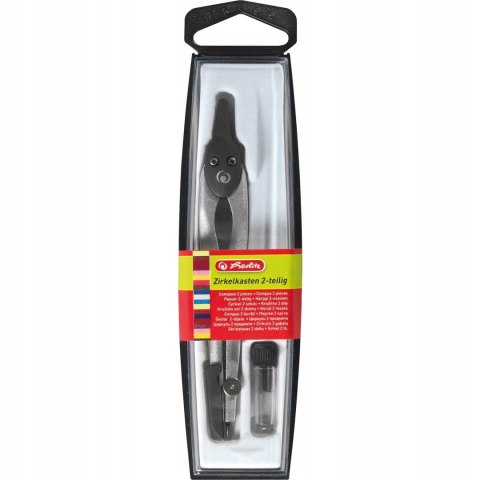 Cyrkiel szkolny na grafit czarny 300001321 HERLITZ Cyrkiel szkolny na grafit czarny 300001321 HERLITZ