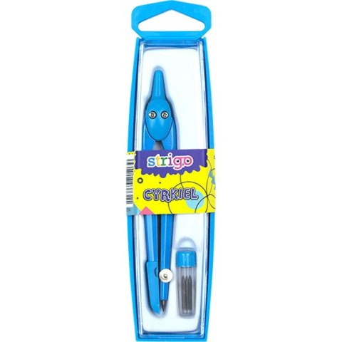 Cyrkiel szkolny w etui czarny STRIGO SSC015 Cyrkiel szkolny w etui czarny STRIGO SSC015