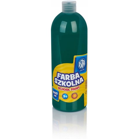 Farba plakatowa szkolna 1000ml ciemna zielona 301217052 ASTRA Farba plakatowa szkolna 1000ml ciemna zielona 301217052 ASTRA