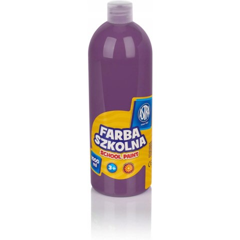 Farba plakatowa szkolna 1000ml śliwkowa fioletowa 301217065 ASTRA Farba plakatowa szkolna 1000ml śliwkowa fioletowa 301217065 ASTRA