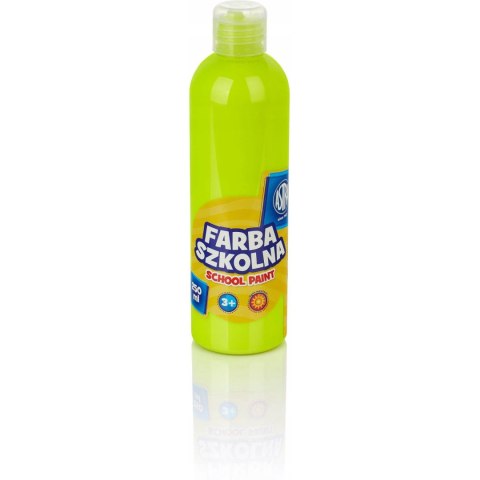 Farba plakatowa szkolna 250ml fluorescencyjna cytrynowa żółta 301217029 ASTRA Farba plakatowa szkolna 250ml fluorescencyjna cytrynowa żółta 301217029 ASTRA