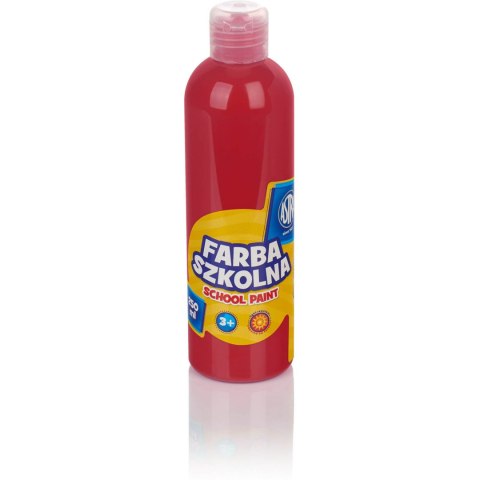 Farba plakatowa szkolna Astra 250ml czerwona 301217012 ASTRA Farba plakatowa szkolna Astra 250ml czerwona 301217012 ASTRA