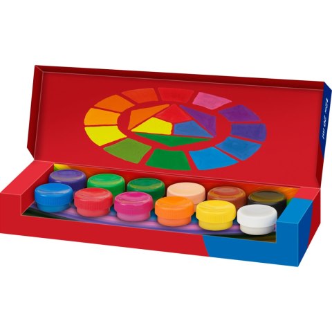 Farby plakatowe 12 kolorów 20ml 121050 FABER-CASTELL Farby plakatowe 12 kolorów 20ml 121050 FABER-CASTELL