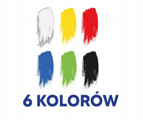 Farby plakatowe szkolne 6 kolorów 20ml zestaw 400167103 OXFORD Farby plakatowe szkolne 6 kolorów 20ml zestaw 400167103 OXFORD