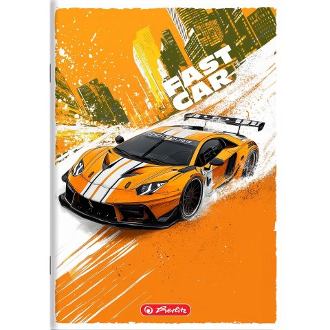 Zeszyt szkolny A5 16 kartek w kratkę 70g FAST CAR 400196833 HERLITZ Zeszyt szkolny A5 16 kartek w kratkę 70g FAST CAR 400196833 HERLITZ