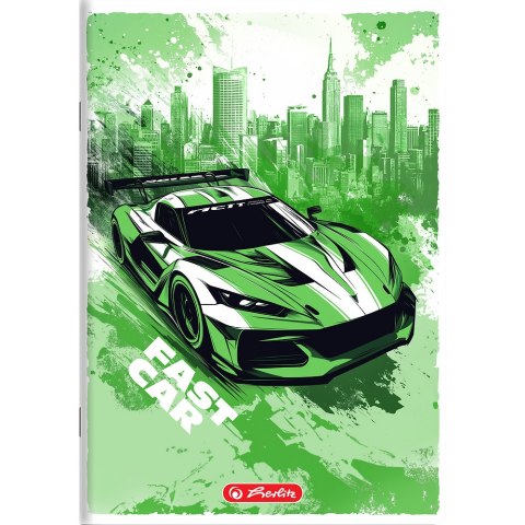 Zeszyt szkolny A5 16 kartek w kratkę 70g FAST CAR 400196833 HERLITZ Zeszyt szkolny A5 16 kartek w kratkę 70g FAST CAR 400196833 HERLITZ