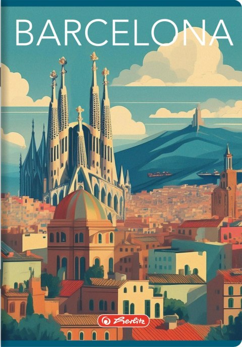 Zeszyt szkolny A5 60 kartek w kratkę 70g RETRO CITY 400196845 HERLITZ Zeszyt szkolny A5 60 kartek w kratkę 70g RETRO CITY 400196845 HERLITZ