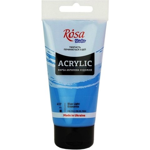 Farba akrylowa Rosa Studio 75ml BLUE 417 Farba akrylowa Rosa Studio 75ml BLUE 417