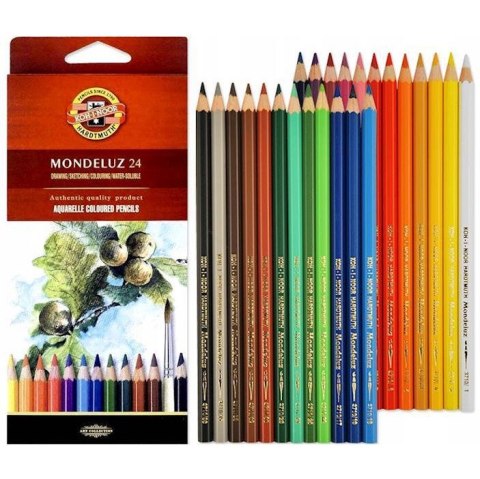 Kredki MONDELUZ 24 kol. 3718 KOH-I-NOOR Kredki MONDELUZ 24 kol. 3718 KOH-I-NOOR