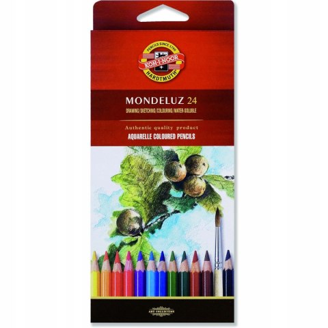 Kredki MONDELUZ 24 kol. 3718 KOH-I-NOOR Kredki MONDELUZ 24 kol. 3718 KOH-I-NOOR