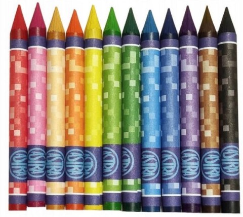 Kredki grafionowe z glinki kaolinowej 12 kolorów zestaw 316121009 ASTRA Kredki grafionowe z glinki kaolinowej 12 kolorów zestaw 316121009 ASTRA