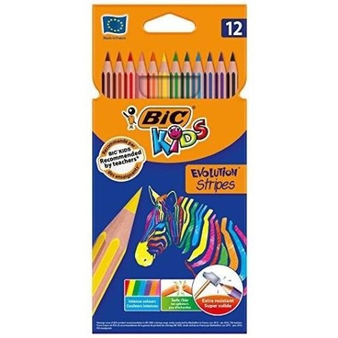 Kredki trójkątne EVOLUTION Triangle 12 kolorów po 12szt. (144szt.) 8859916 BIC Kredki trójkątne EVOLUTION Triangle 12 kolorów po 12szt. (144szt.) 8859916 BIC