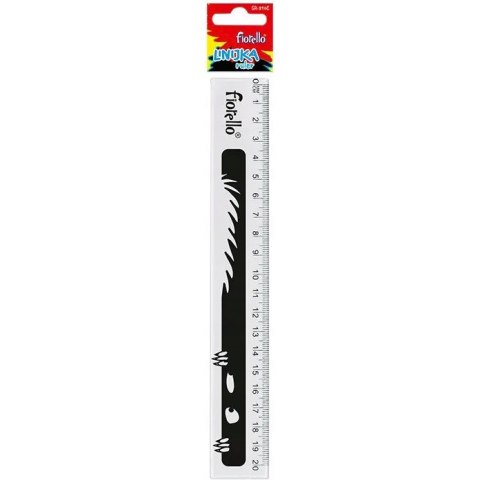 Linijka plastikowa 20cm EXTRA GR-896E FIORELLO Linijka plastikowa 20cm EXTRA GR-896E FIORELLO