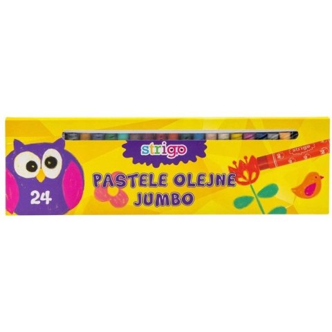 Pastele olejne JUMBO 24 kolory STRIGO SSC030 Pastele olejne JUMBO 24 kolory STRIGO SSC030
