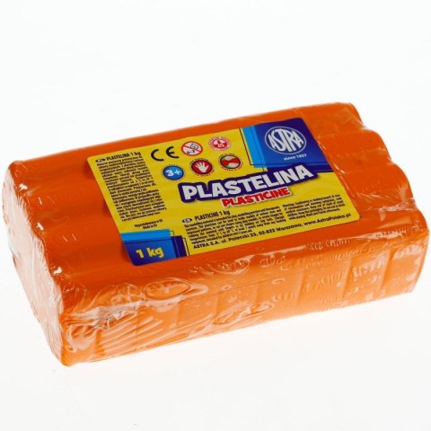Plastelina szkolna dla dzieci 1kg pomarańczowa 303111005 ASTRA Plastelina szkolna dla dzieci 1kg pomarańczowa 303111005 ASTRA