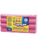 Plastelina szkolna dla dzieci 1kg różowa jasna 303111007 ASTRA