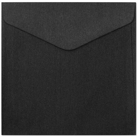 Koperta 160mm x 160mm Pearl czarny 150g (10szt.) 280323 Galeria Papieru Koperta 160mm x 160mm Pearl czarny 150g (10szt.) 280323 Galeria Papieru