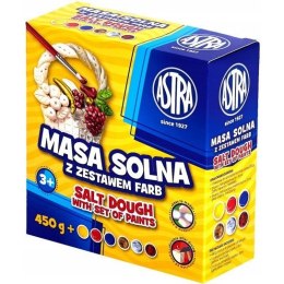Masa solna 450g + 6 kolorów farb do malowania zestaw 324109001 ASTRA