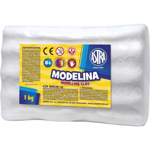 Modelina termoutwardzalna 1kg biała 304111012 ASTRA Modelina termoutwardzalna 1kg biała 304111012 ASTRA