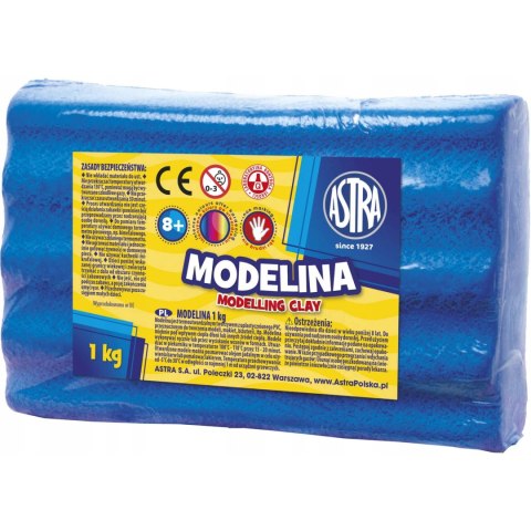 Modelina termoutwardzalna 1kg niebieska 304111010 ASTRA Modelina termoutwardzalna 1kg niebieska 304111010 ASTRA