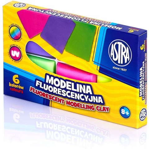 Modelina termoutwardzalna fluorescencyjna zestaw 6 kolorów 83911902 ASTRA Modelina termoutwardzalna fluorescencyjna zestaw 6 kolorów 83911902 ASTRA