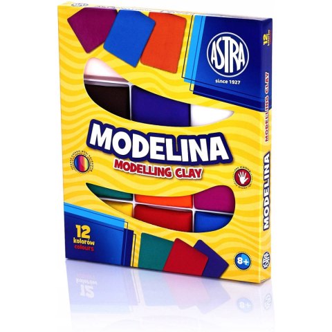Modelina termoutwardzalna zestaw 12 kolorów 304110001 ASTRA Modelina termoutwardzalna zestaw 12 kolorów 304110001 ASTRA