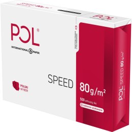 Papier ksero A4 80g POLSPEED (5 ryz) klasa C CIE 153 do drukarek i kopiarek