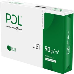Papier ksero A4 90g POLJET 250 arkuszy klasa A do drukarek i kopiarek