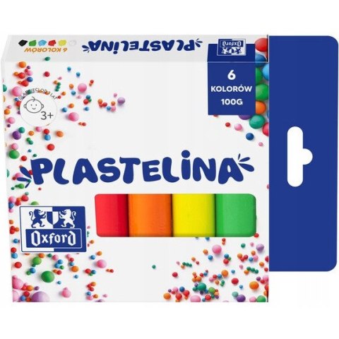 Plastelina 6 kolorów 400167089 OXFORD Plastelina 6 kolorów 400167089 OXFORD