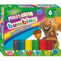 Plastelina dla dzieci Zestaw 6 kolorów BAMBINO St.Majewski