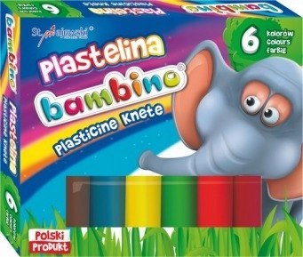 Plastelina dla dzieci Zestaw 6 kolorów BAMBINO St.Majewski Plastelina dla dzieci Zestaw 6 kolorów BAMBINO St.Majewski