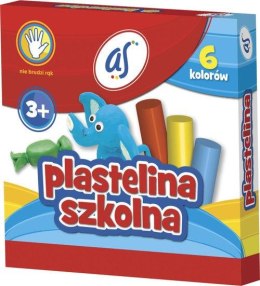 Plastelina dla dzieci szkolna AS zestaw 6 kolorów 303219001 ASTRA